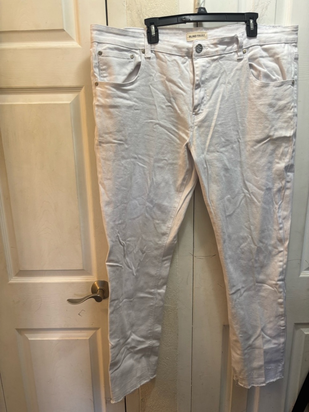 Blind Trust Men’s Skinny Jeans in White